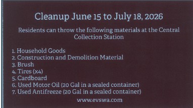 Clean up materials